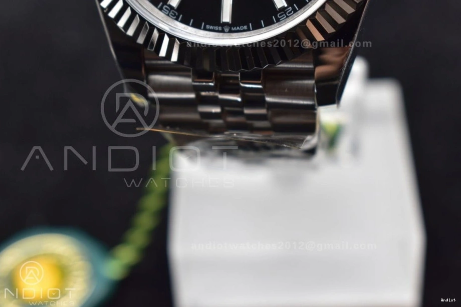 DateJust 126334 on SA3235 Dial Bracelet 904L DIWF Best Jubilee Black Steel Stick Edition 41 1:1 0524